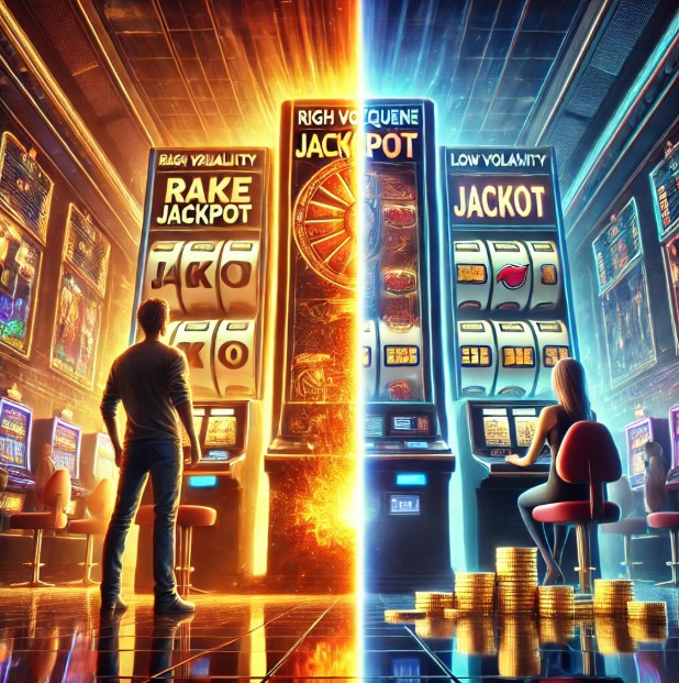 Slot Volatilitas Tinggi vs Rendah